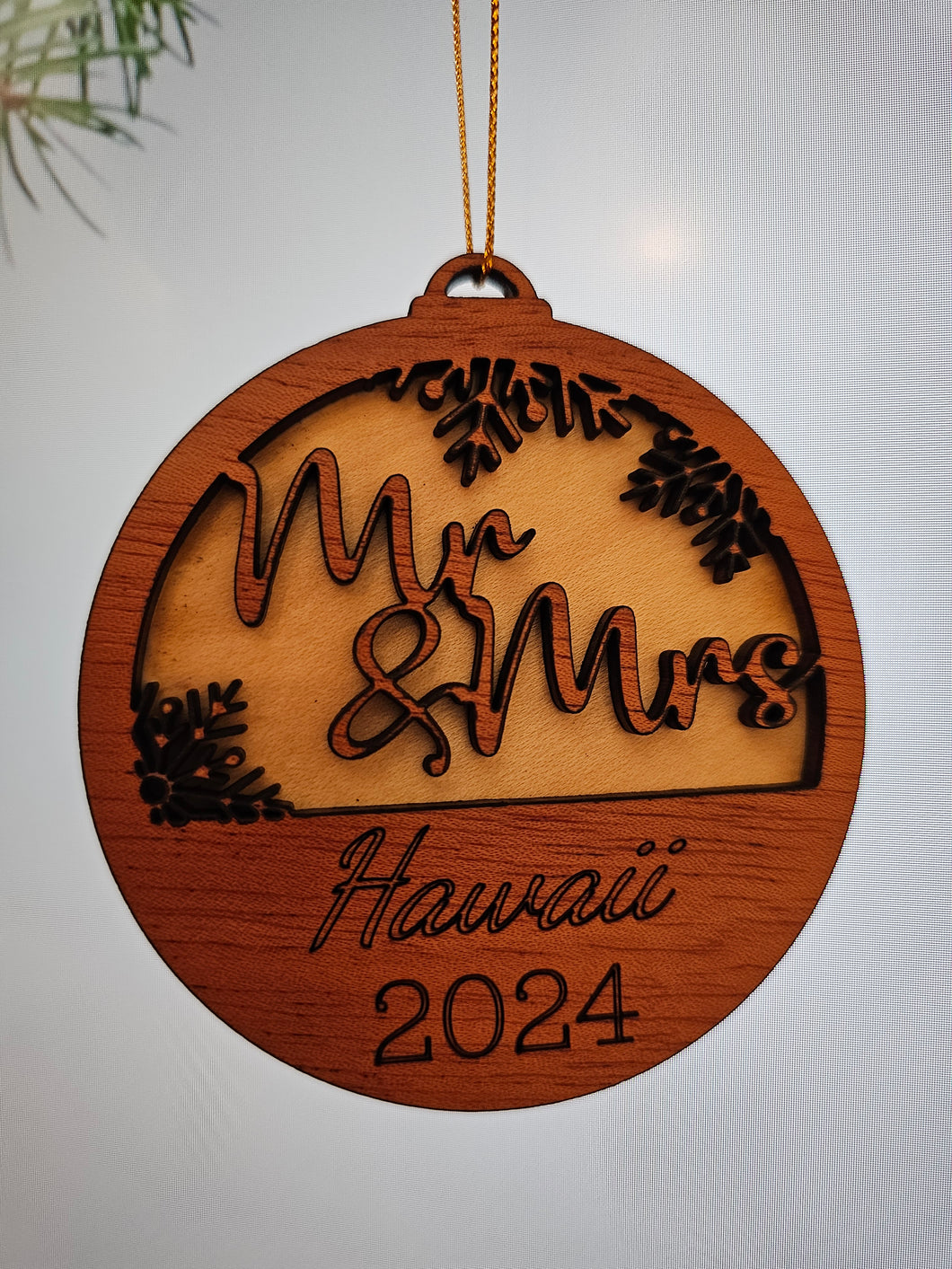 AG Ornament Mr. and Mrs. 2025